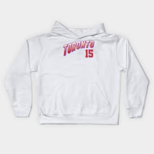 Retro Toronto Number 15 Kids Hoodie